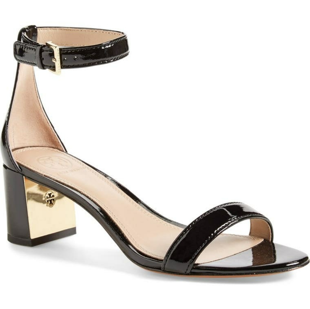 Tory Burch Cecile Ankle Strap Sandal Size 9 Black